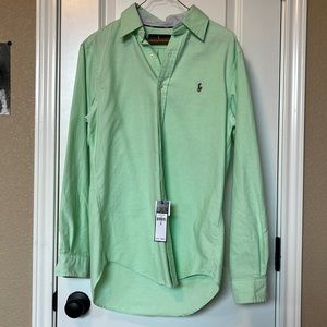 NWT mens small polo button up